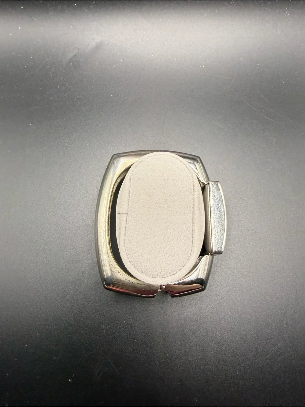 NARMI Womens Silver Bangle Watch Rectangular White Dial 24.0mm Japan Movt Tested